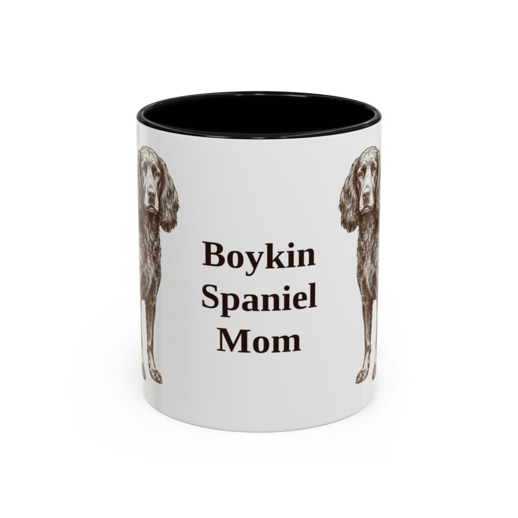11oz Boykin Spaniel Dog Mom Mug, Vintage Sketch Coffee Mug, Dog Mom Gift