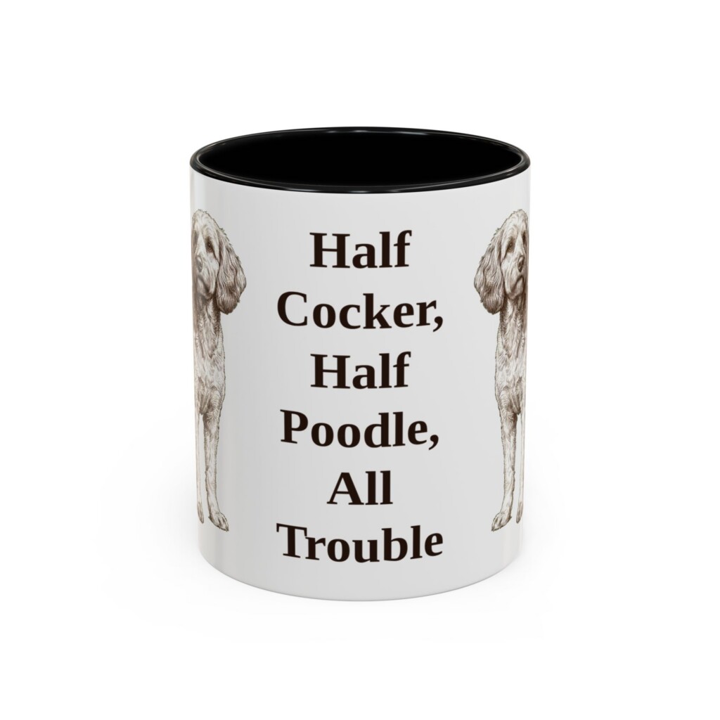 11oz Funny Cockapoo Mug, Vintage Dog Coffee Mug, Dog Lover Gift