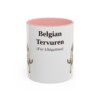 11oz Belgian Tervuren Latin Mug, Vintage Dog Coffee Mug, Dog Lover Gift