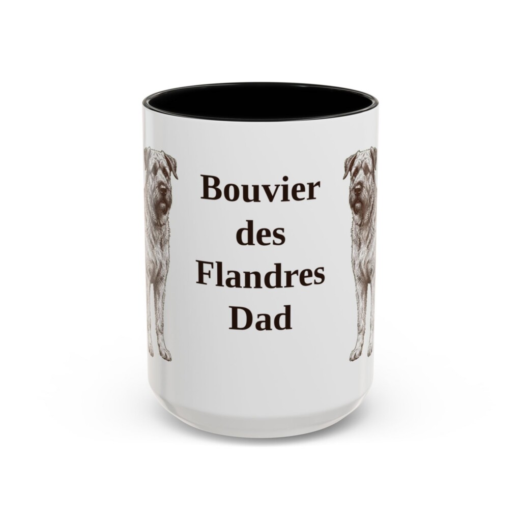8026979051156705911_2048.jpeg 15oz Bouvier des Flandres Dog Dad Mug, Vintage Sketch Coffee Mug, Dog Dad Gift