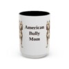 15oz American Bully Dog Mom Mug, Vintage Sketch Coffee Mug, Dog Mom Gift