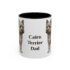 11oz Cairn Terrier Dog Dad Mug, Vintage Sketch Coffee Mug, Dog Dad Gift
