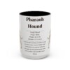 15oz Pharaoh Hound Mug, Illustrated Dog Breed Facts Coffee Mug, Vintage Dog Keepsake Gift