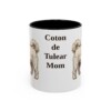 11oz Coton de Tulear Dog Mom Mug, Vintage Sketch Coffee Mug, Dog Mom Gift