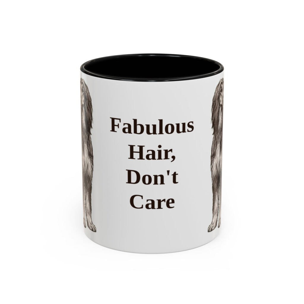 11oz Funny Afghan Hound Mug, Vintage Dog Coffee Mug, Dog Lover Gift