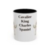 11oz Cavalier King Charles Spaniel Mug, Vintage Dog Portrait Coffee Mug, Dog Lover Gift