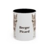 11oz Berger Picard Mug, Vintage Dog Portrait Coffee Mug, Dog Lover Gift