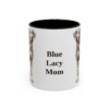 11oz Blue Lacy Dog Mom Mug, Vintage Sketch Coffee Mug, Dog Mom Gift