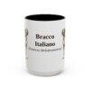 8389069114899335570_2048.jpeg 15oz Bracco Italiano Latin Mug, Vintage Dog Coffee Mug, Dog Lover Gift