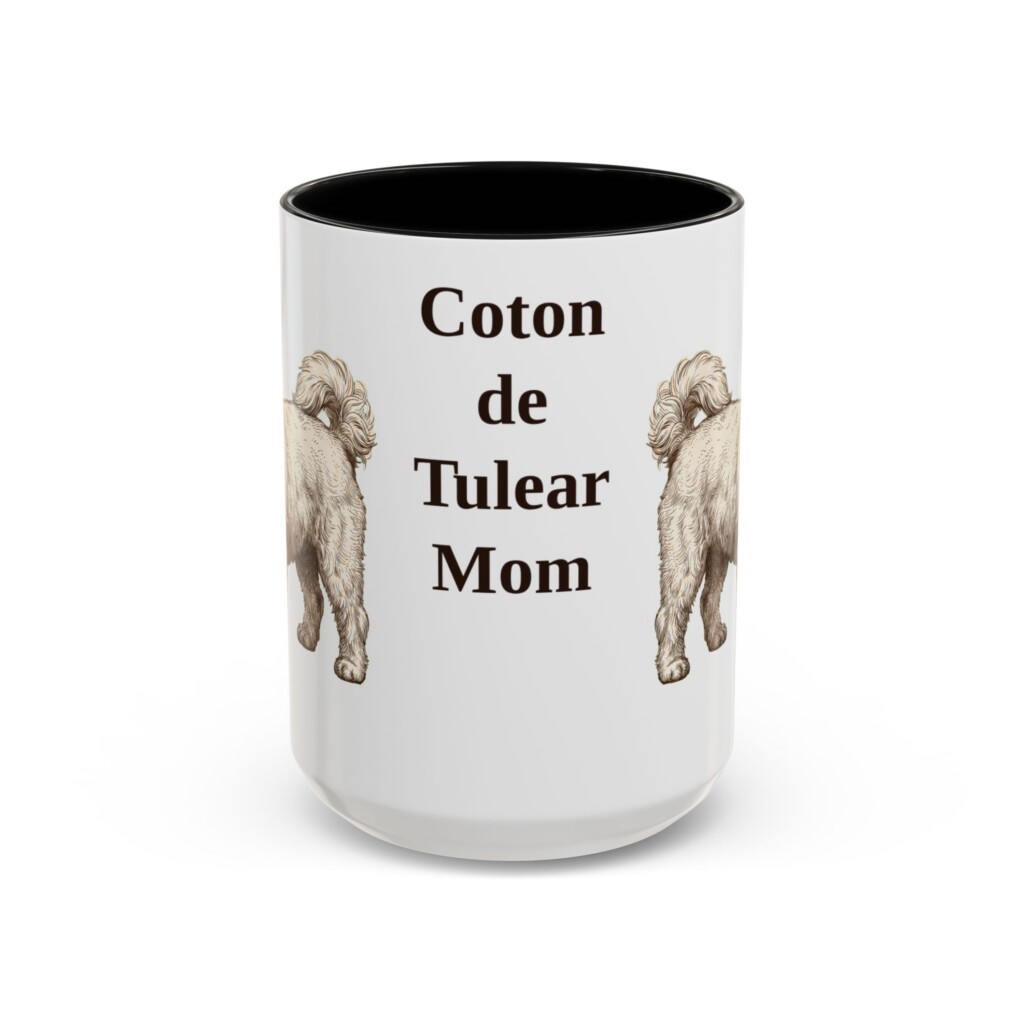 8485023448060366947_2048.jpeg 15oz Coton de Tulear Dog Mom Mug, Vintage Sketch Coffee Mug, Dog Mom Gift