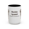 15oz Boykin Spaniel Latin Mug, Vintage Dog Coffee Mug, Dog Lover Gift