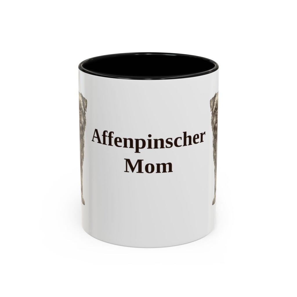 11oz Affenpinscher Dog Mom Mug, Vintage Sketch Coffee Mug, Dog Mom Gift