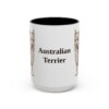 15oz Australian Terrier Mug, Vintage Dog Portrait Coffee Mug, Dog Lover Gift