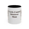 11oz Curly-Coated Retriever Dog Mom Mug, Vintage Sketch Coffee Mug, Dog Mom Gift