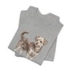Yorkipoo Humor Shirt, Vintage Dog Sketch Tee, Dog Humor Gift
