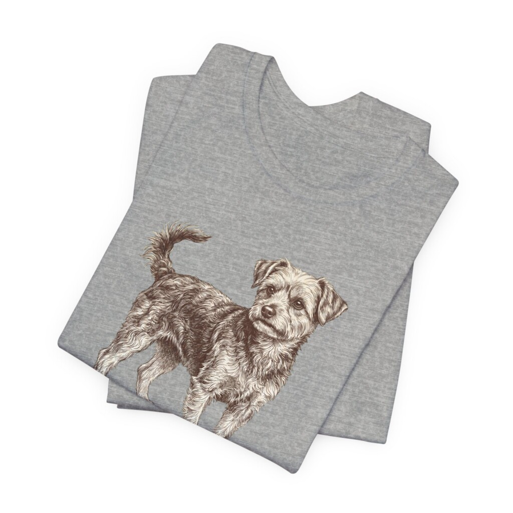 Yorkipoo Humor Shirt, Vintage Dog Sketch Tee, Dog Humor Gift