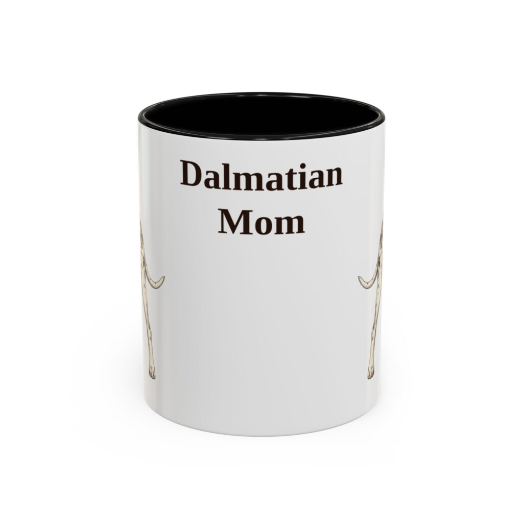11oz Dalmatian Dog Mom Mug, Vintage Sketch Coffee Mug, Dog Mom Gift