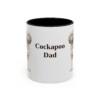 11oz Cockapoo Dog Dad Mug, Vintage Sketch Coffee Mug, Dog Dad Gift