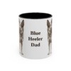 11oz Blue Heeler Dog Dad Mug, Vintage Sketch Coffee Mug, Dog Dad Gift
