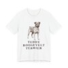 Teddy Roosevelt Terrier Shirt, Vintage Dog Sketch Tee, Dog Lover Gift
