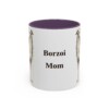 11oz Borzoi Dog Mom Mug, Vintage Sketch Coffee Mug, Dog Mom Gift