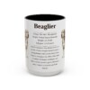 9151581501127437116_2048.jpeg 15oz Beaglier Mug, Illustrated Dog Breed Facts Coffee Mug, Vintage Dog Keepsake Gift