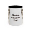 11oz Alaskan Malamute Dog Dad Mug, Vintage Sketch Coffee Mug, Dog Dad Gift
