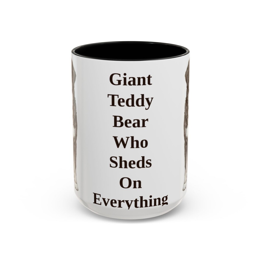 15oz Funny Bernese Mountain Dog Mug, Vintage Dog Coffee Mug, Dog Lover Gift