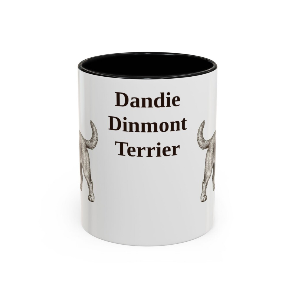 9252238071437982259_2048.jpeg 11oz Dandie Dinmont Terrier Mug, Vintage Dog Portrait Coffee Mug, Dog Lover Gift