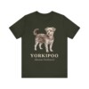Yorkipoo Latin Shirt, Vintage Dog Sketch Tee, Dog Latin Gift