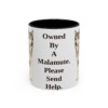 11oz Funny Alaskan Malamute Mug, Vintage Dog Coffee Mug, Dog Lover Gift