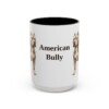 15oz American Bully Mug, Vintage Dog Portrait Coffee Mug, Dog Lover Gift