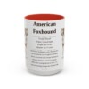 958409776856160922_2048-1.jpeg 15oz American Foxhound Mug, Illustrated Dog Breed Facts Coffee Mug, Vintage Dog Keepsake Gift