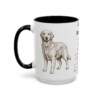9626810259303472491_2048.jpeg 15oz Golden Retriever Mug, Illustrated Dog Breed Facts Coffee Mug, Vintage Dog Keepsake Gift