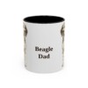 11oz Beagle Dog Dad Mug, Vintage Sketch Coffee Mug, Dog Dad Gift