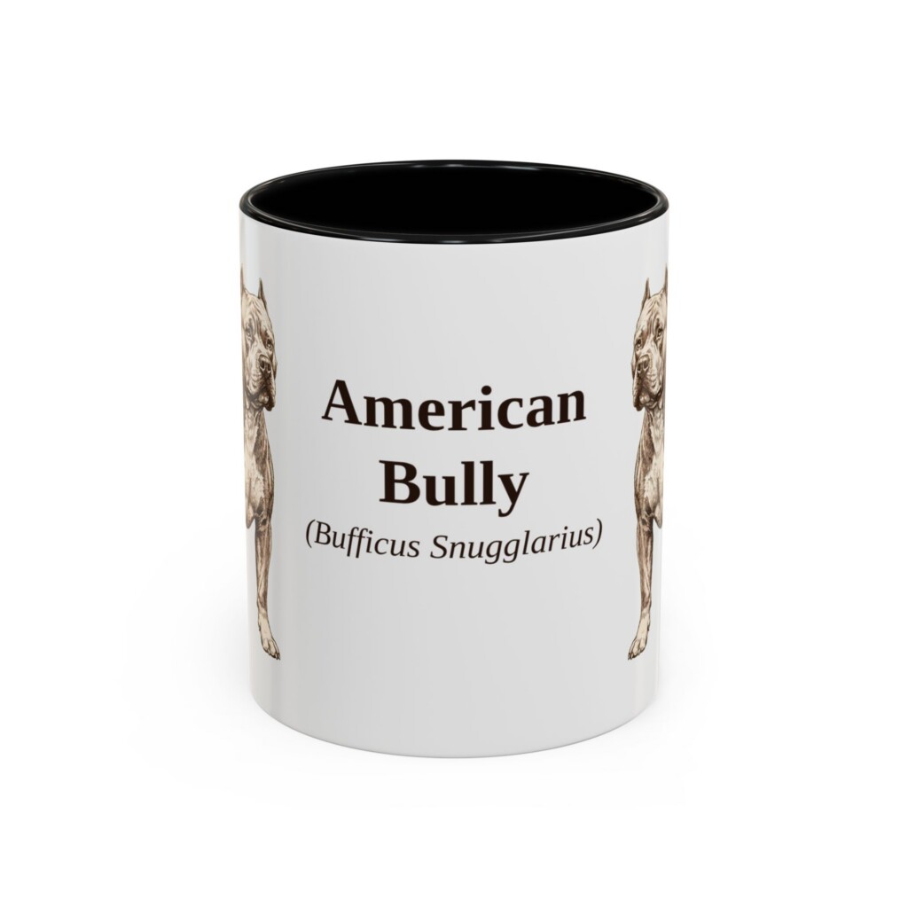 11oz American Bully Latin Mug, Vintage Dog Coffee Mug, Dog Lover Gift