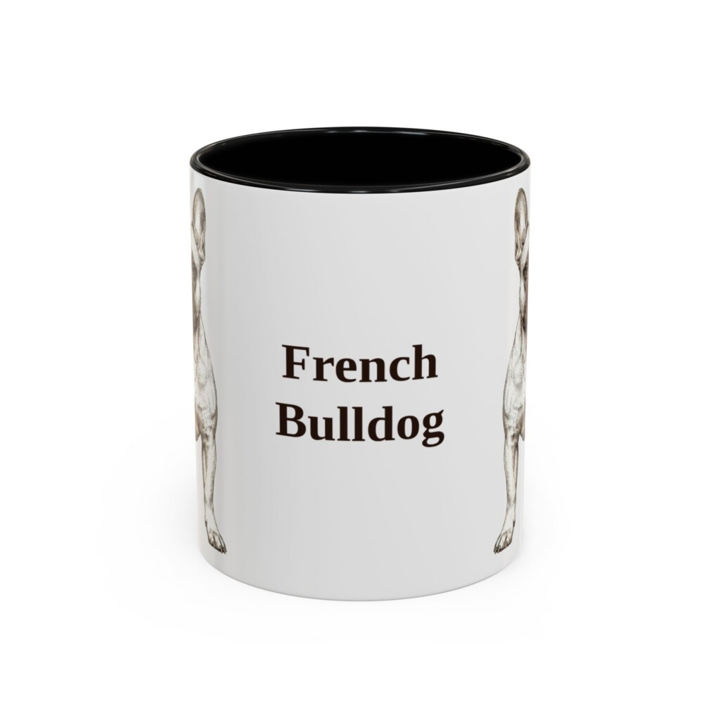 9816778074238144537_2048.jpeg 11oz French Bulldog Mug, Vintage Dog Portrait Coffee Mug, Dog Lover Gift