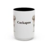 15oz Cockapoo Mug, Vintage Dog Portrait Coffee Mug, Dog Lover Gift