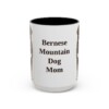 15oz Bernese Mountain Dog Dog Mom Mug, Vintage Sketch Coffee Mug, Dog Mom Gift