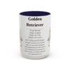 9913992917853149924_2048.jpeg 15oz Golden Retriever Mug, Illustrated Dog Breed Facts Coffee Mug, Vintage Dog Keepsake Gift