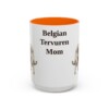 15oz Belgian Tervuren Dog Mom Mug, Vintage Sketch Coffee Mug, Dog Mom Gift