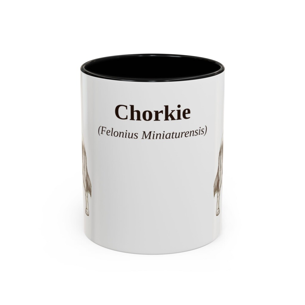 11oz Chorkie Latin Mug, Vintage Dog Coffee Mug, Dog Lover Gift