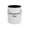 11oz Affenpinscher Dog Dad Mug, Vintage Sketch Coffee Mug, Dog Dad Gift