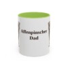 11oz Affenpinscher Dog Dad Mug, Vintage Sketch Coffee Mug, Dog Dad Gift