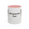 11oz Affenpinscher Dog Dad Mug, Vintage Sketch Coffee Mug, Dog Dad Gift