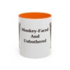 11oz Funny Affenpinscher Mug, Monkey-Faced And Unbothered, Vintage Dog Coffee Mug, Dog Lover Gift