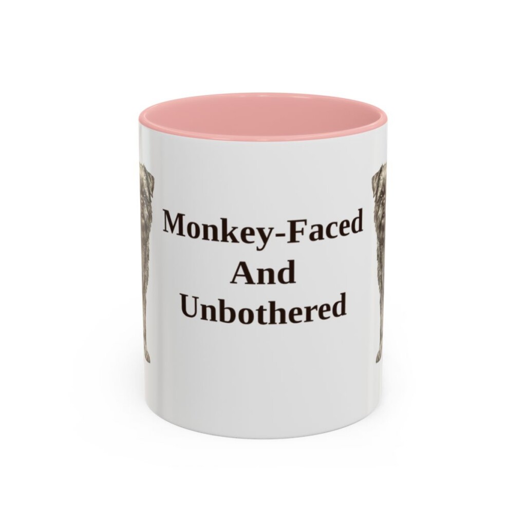 11oz Funny Affenpinscher Mug, Monkey-Faced And Unbothered, Vintage Dog Coffee Mug, Dog Lover Gift