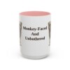 15oz Funny Affenpinscher Mug, Monkey-Faced And Unbothered, Vintage Dog Coffee Mug, Dog Lover Gift