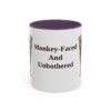 11oz Funny Affenpinscher Mug, Monkey-Faced And Unbothered, Vintage Dog Coffee Mug, Dog Lover Gift