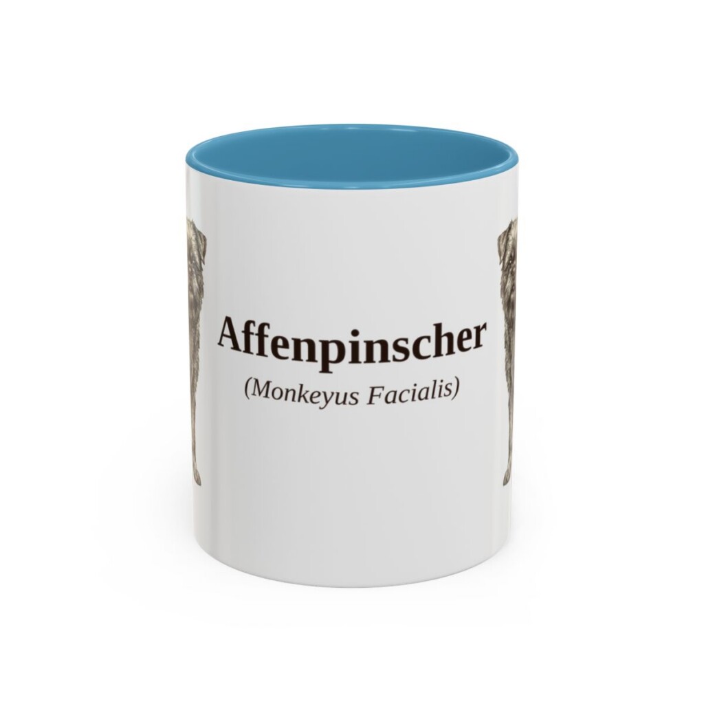 11oz Affenpinscher Latin Mug, Affenpinscher, Vintage Dog Coffee Mug, Dog Lover Gift